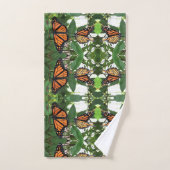 Badetuch Set - Monarchen auf Honeysuckle (Handtuch)