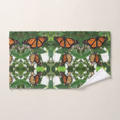 Badetuch Set - Monarchen auf Honeysuckle (Handtuch)