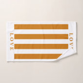 Badetuch Set - Orange & White (Handtuch)