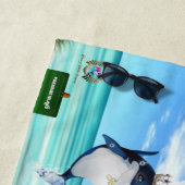 Badetuch Sie haben Whale Mail Got! (Beispiel)