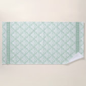 Badetuch - Soft Jade Damask (Vorderseite)