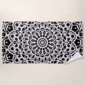 Badetuch-Stammes- Mandala G385 Strandtuch (Vorderseite)