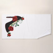 Badetuch - Stiletto-Rose Badehandtuch (Badehandtuch)