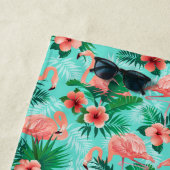 Badetuch tropisch Flamingo (Beispiel)