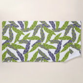 Badetuch - tropische Palmen drucken (Vorderseite)