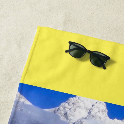 Badetuch Winter Sommer Herbst Sie sind hier! (Beispiel)