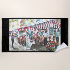 Badetuch Zwei Schwestern in Capris