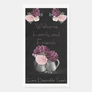 Badetücher frei Peony Welcome Fam & Frnd Serviette