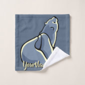 Badetücher für Bären Set Custom Polar Bear Handtüc (Waschlappen)