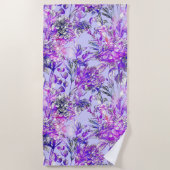 Badetücher für die ästhetische Blumendusche Strandtuch (Vorderseite)