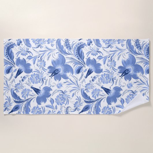 Badetücher für die ästhetische Blumendusche Strandtuch (Vorderseite)