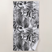 Badetücher für die ästhetische Blumendusche Strandtuch (Vorderseite)