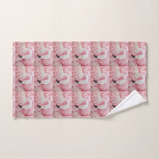 Badetücher für Flamingos Badhandtuch Set (Handtuch)