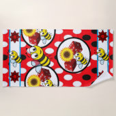 Badetücher für Hummeln Strandtuch (Vorderseite)