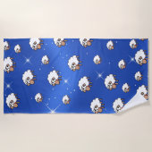 Badetücher für Schafe Strandtuch (Vorderseite)