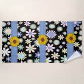 Badetücher für Sonnenblumen Strandtuch (Vorderseite)