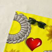 Badetücher für Sonnenblumen Strandtuch (Beispiel)