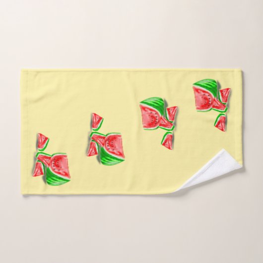 Badetücher für Wassermelonen - Farbe auswählen Badhandtuch Set (Handtuch)