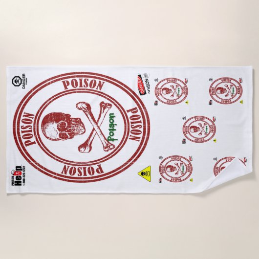 Badetücher Gift Strandtuch (Vorderseite)