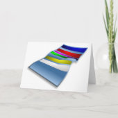 Badetücher - Grußkarten Karte (Vorderseite)