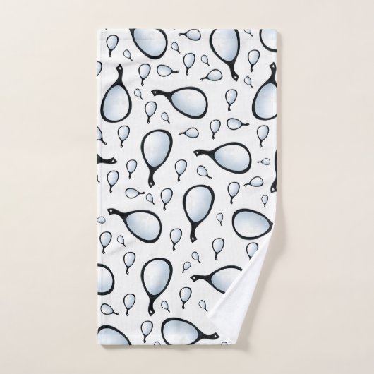 Badetücher Handspiegel Sets Stylist Friseur (Handtuch)