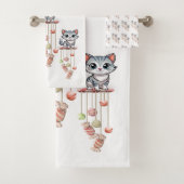 Badetücher, Kitten und Glockenspiel Badhandtuch Set (Insitu)