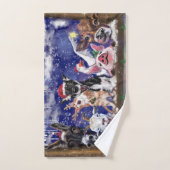 Badetücher mit Happy Animal Party Badhandtuch Set (Handtuch)