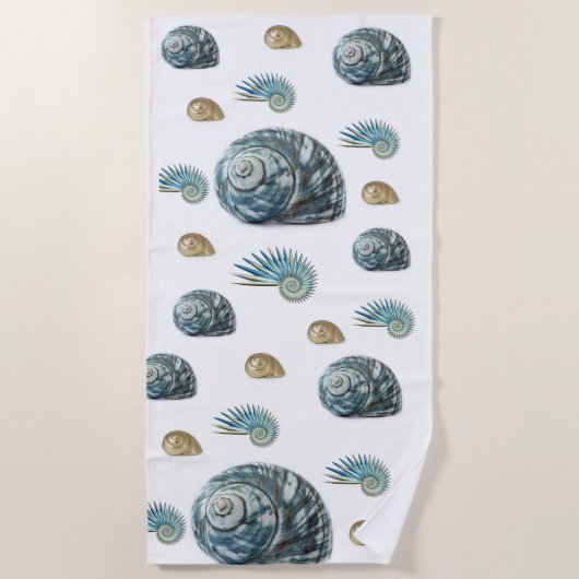 Badetücher Seashells Strandtuch (Vorderseite)