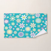 Badetücher Set Blau Blume (Handtuch)