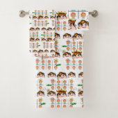 Badetücher Set Gesichtszüge (Insitu)