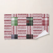 Badetücher Set Kariert (Handtuch)