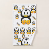 Badetücher Set Pinguin (Handtuch)