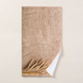Badetücher Set Weizen auf Burlap Sack Land Ru (Handtuch)