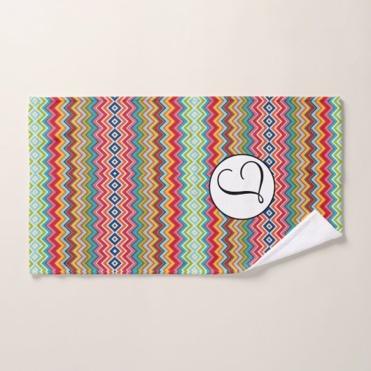 Badetücher Set Zickzack (Handtuch)
