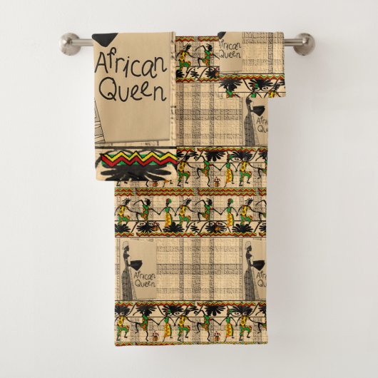 Badetücher Sets Afrikanische Königin (Insitu)