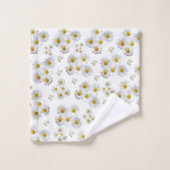 Badetücher Sets Bläserweiße Daisy (Waschlappen)