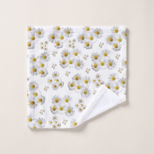 Badetücher Sets Bläserweiße Daisy (Waschlappen)