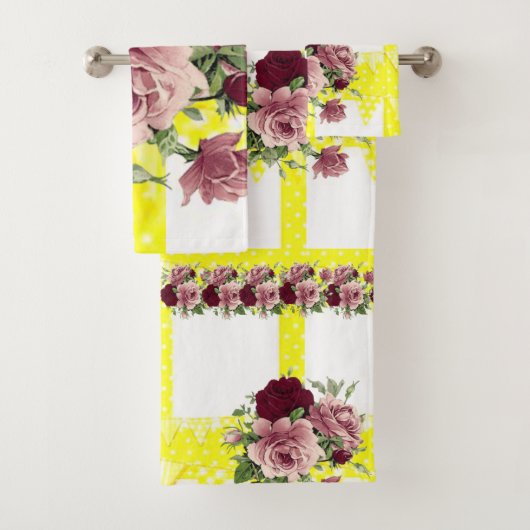 Badetücher Sets Blumen (Insitu)