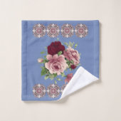 Badetücher Sets Blumen (Waschlappen)