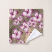 Badetücher Sets Blumen (Waschlappen)