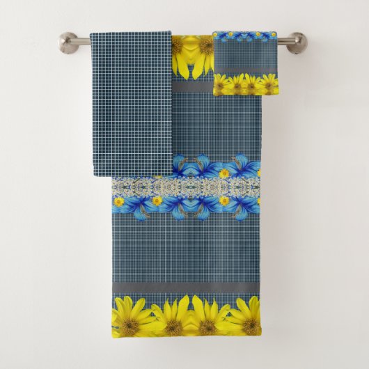 Badetücher Sets Blumen (Insitu)