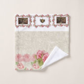 Badetücher Sets Blumen (Waschlappen)