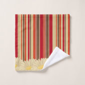 Badetücher Sets Blumen (Waschlappen)