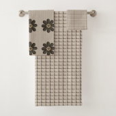 Badetücher Sets Blumen (Insitu)