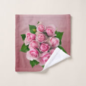 Badetücher Sets Blumen (Waschlappen)