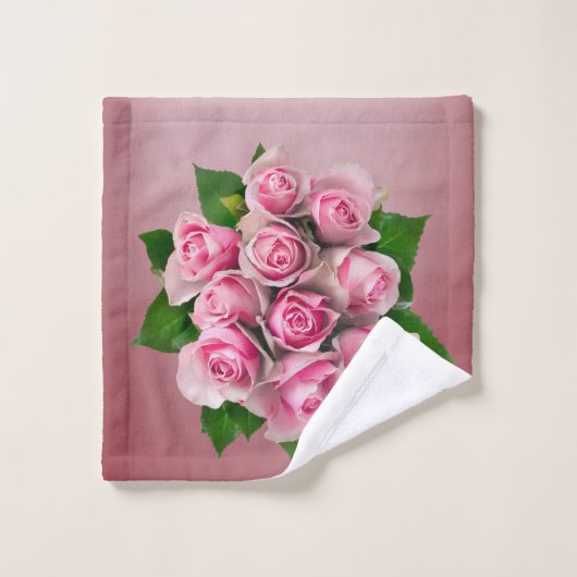 Badetücher Sets Blumen (Waschlappen)