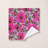 Badetücher Sets Blumen (Waschlappen)