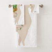 Badetücher Sets Blumenfrucht Llama (Insitu)