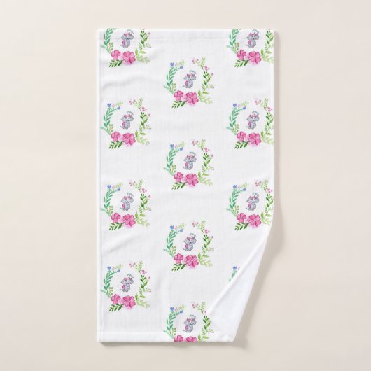 Badetücher Sets Blumengestelle (Handtuch)