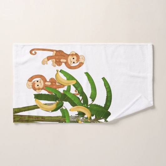 Badetücher Sets Braune Affen (Handtuch)